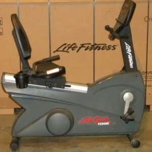 Life Cycle by Life Fitness LC9500HR Recumbent Bike with ergonomic design, smooth performance, and durable construction—ideal for cardio workouts at home or gym.